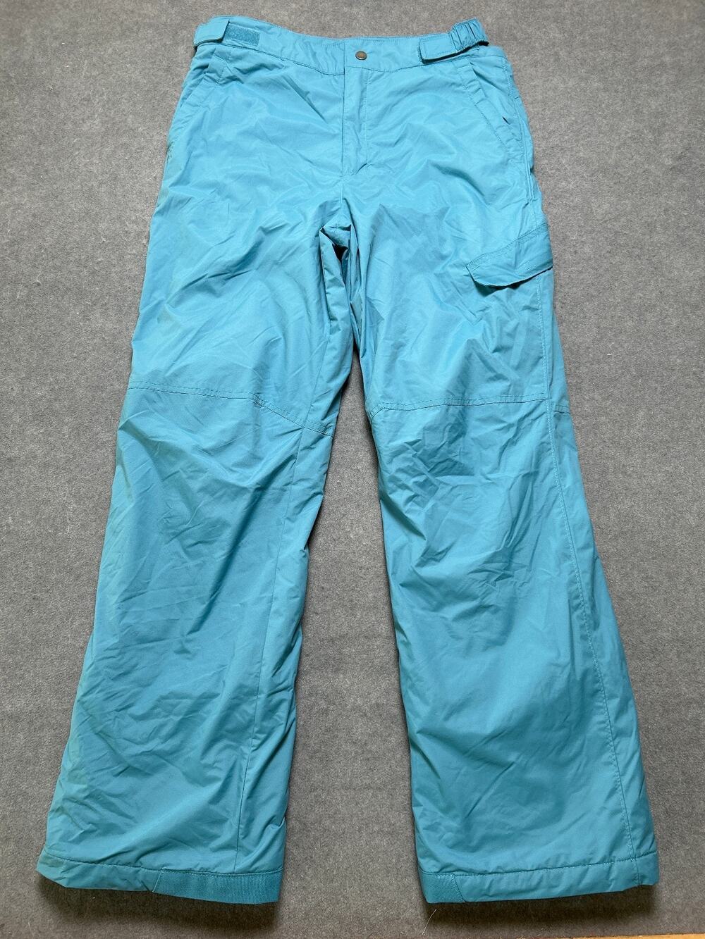 Columbia Youth XL 18/20 Insulated Snow Ski Pants Blue Outgrown Omni-Shield